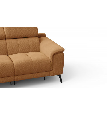 2-Sitzer Relaxsofa mit zwei Relaxfunktionen FIERO FARBE Orange (Arano 07)