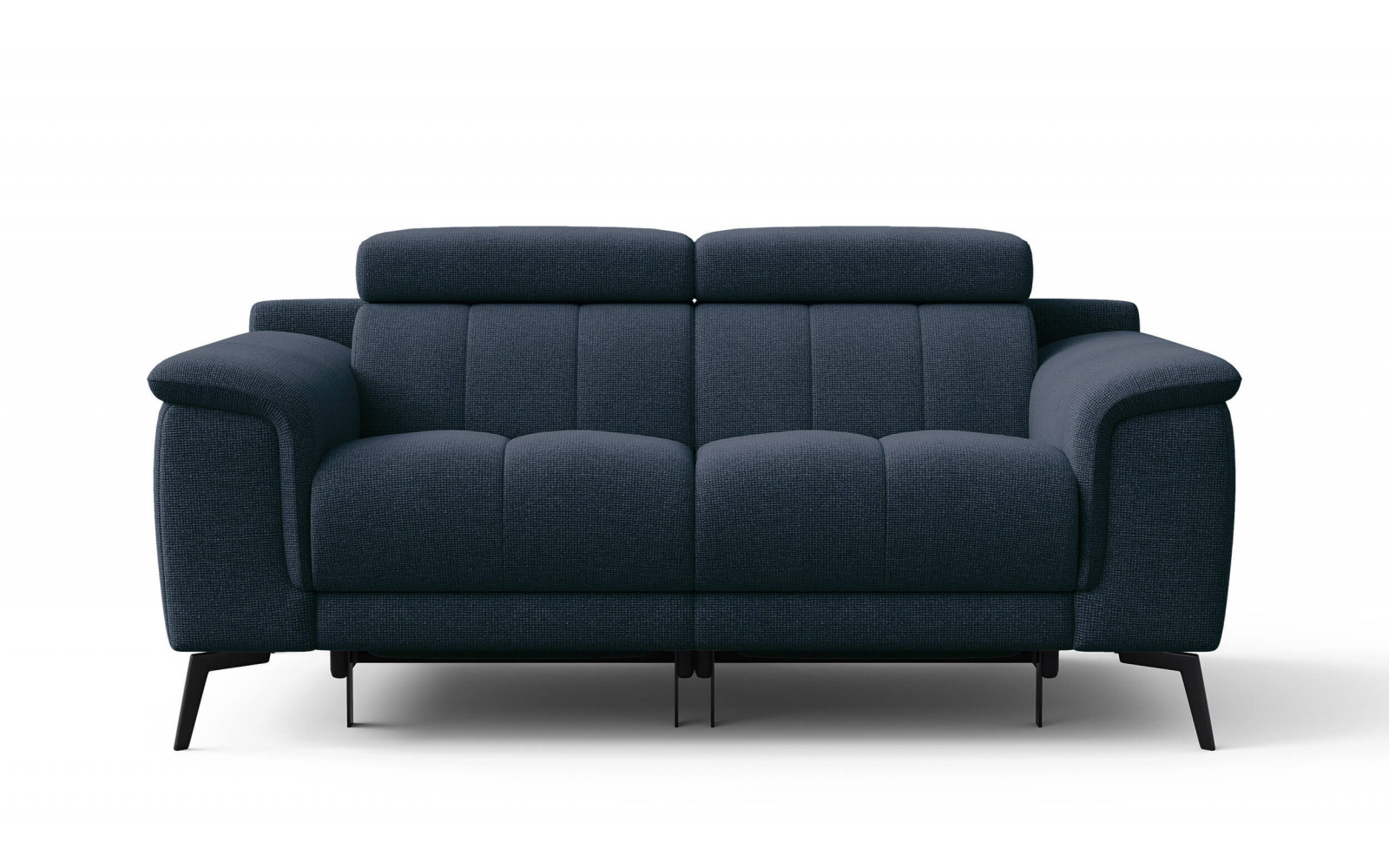 2-Sitzer Relaxsofa mit zwei Relaxfunktionen FIERO FARBE Marineblau (Arano 12)