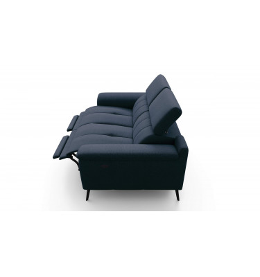 2-Sitzer Relaxsofa mit zwei Relaxfunktionen FIERO FARBE Marineblau (Arano 12)