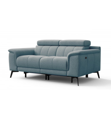 2-Sitzer Relaxsofa mit zwei Relaxfunktionen FIERO FARBE Mintgrün (Arano 14)