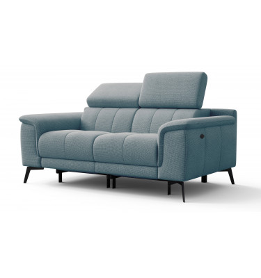 2-Sitzer Relaxsofa mit zwei Relaxfunktionen FIERO FARBE Mintgrün (Arano 14)