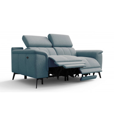 2-Sitzer Relaxsofa mit zwei Relaxfunktionen FIERO FARBE Mintgrün (Arano 14)