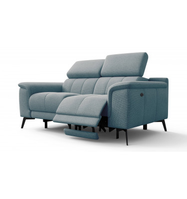 2-Sitzer Relaxsofa mit zwei Relaxfunktionen FIERO FARBE Mintgrün (Arano 14)