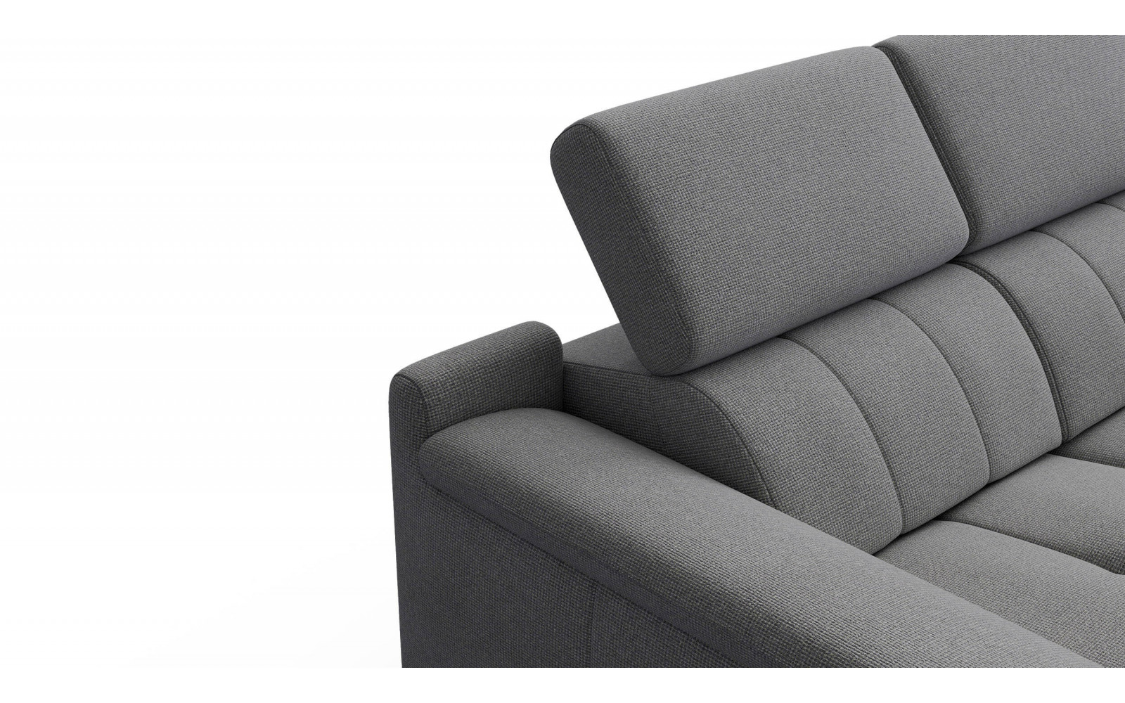 2-Sitzer Relaxsofa mit zwei Relaxfunktionen FIERO FARBE Grau (Arano 19)