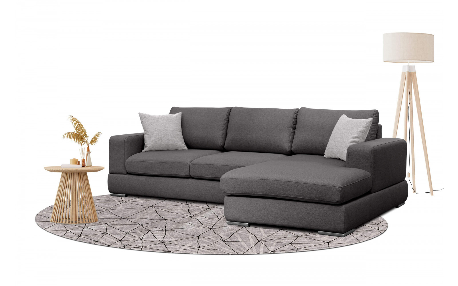 Ecksofa 4-Sitzer rechts Otto kaufen | Stilvolles Ecksofa | Wozimo