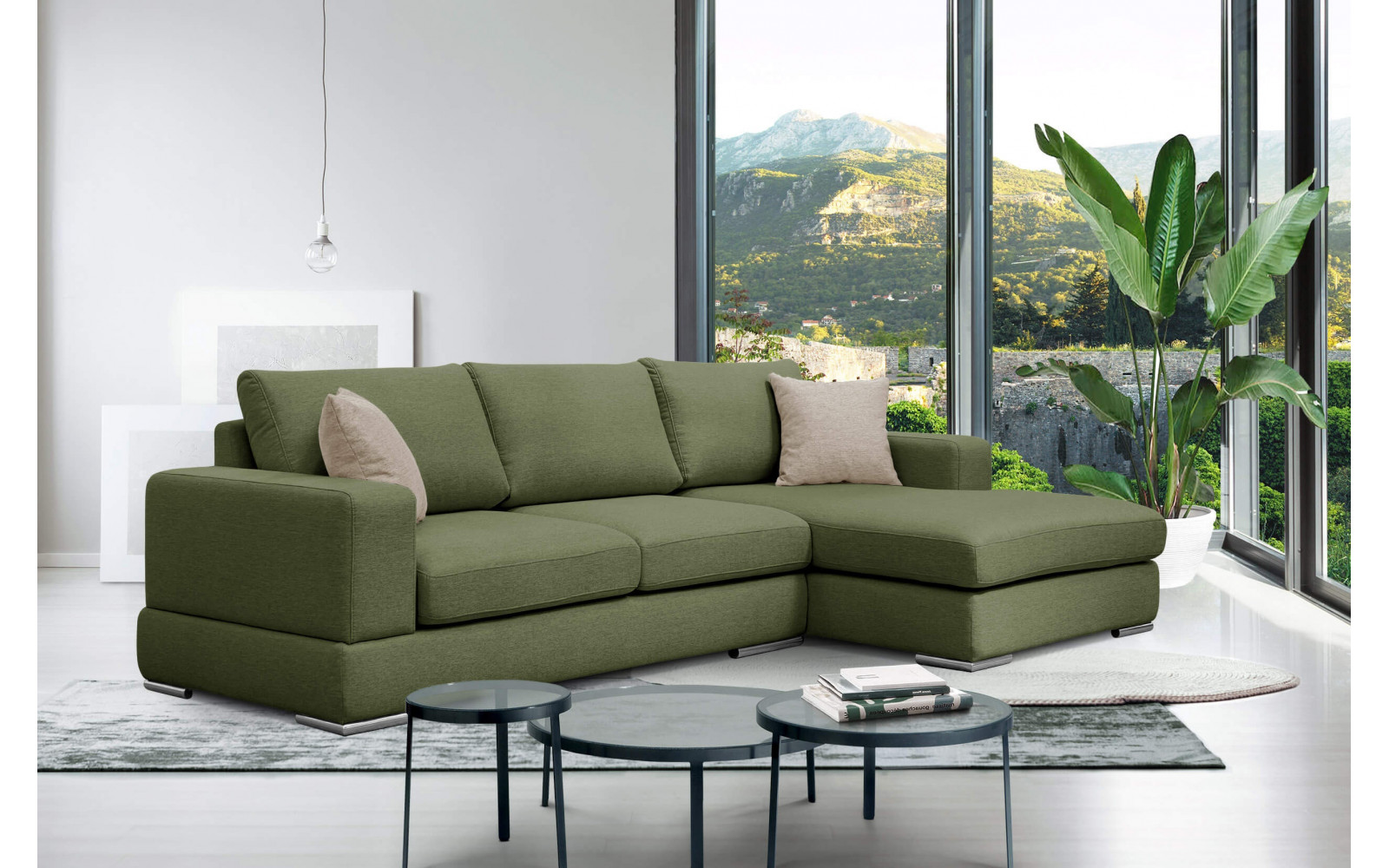 Ecksofa 4-Sitzer rechts Otto kaufen | Stilvolles Ecksofa | Wozimo