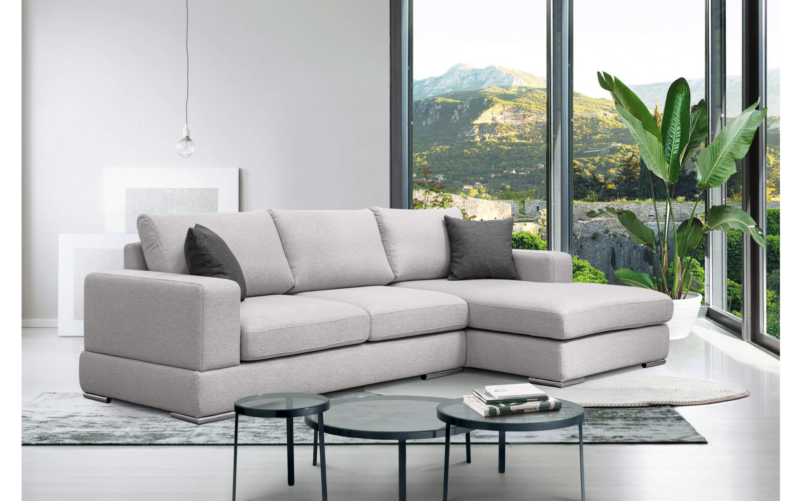 Ecksofa 4-Sitzer rechts Otto kaufen | Stilvolles Ecksofa | Wozimo