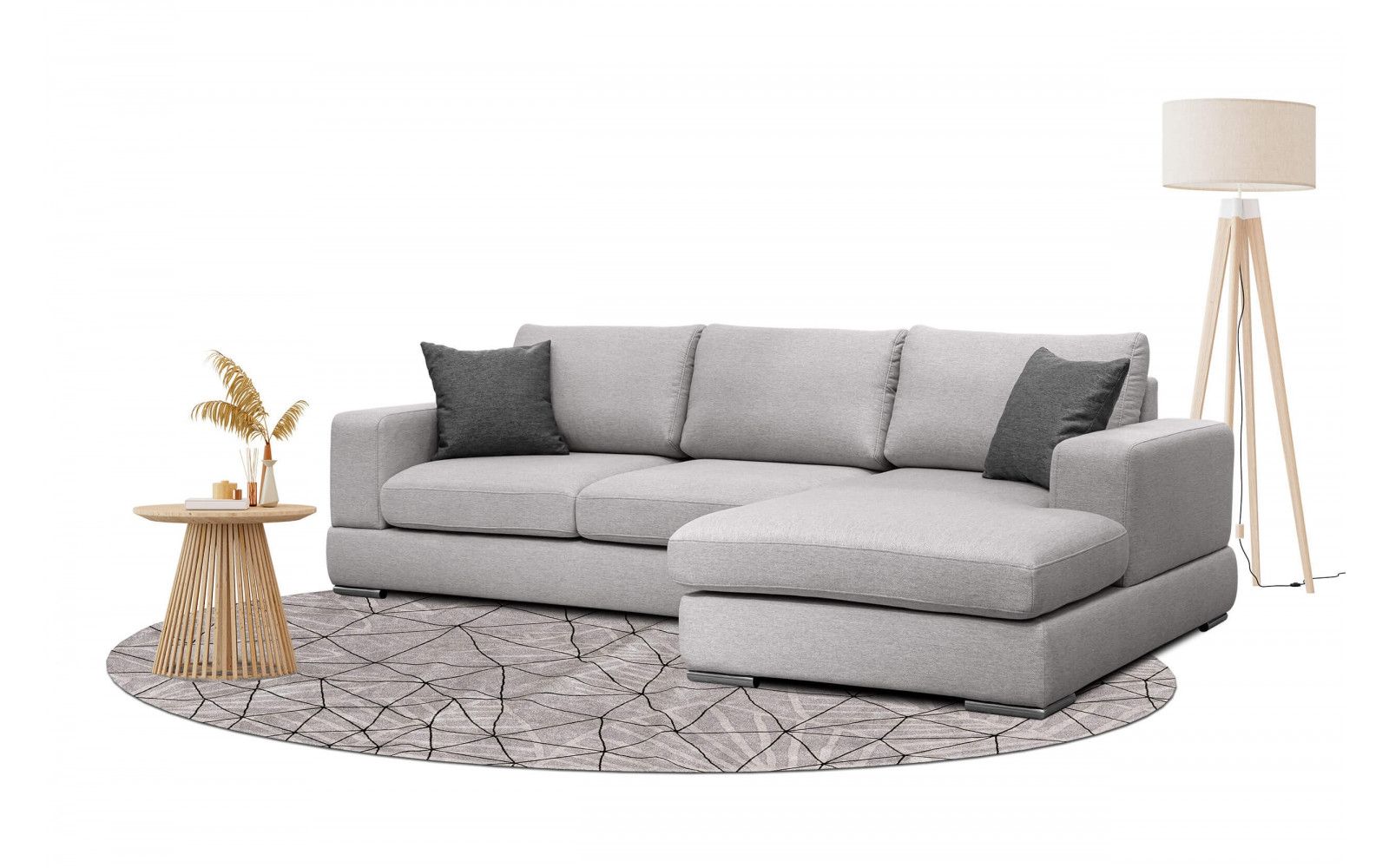 Ecksofa 4-Sitzer rechts Otto kaufen | Stilvolles Ecksofa | Wozimo