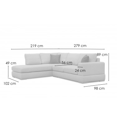 Ecksofa 5-Sitzer links Otto kaufen | Großes Ecksofa | Wozimo