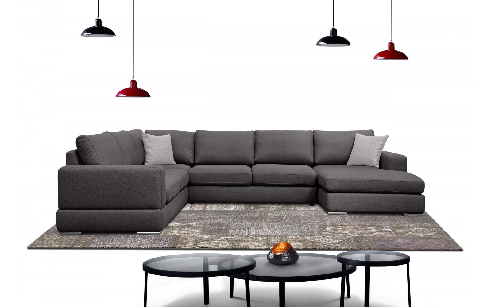 Wohnlandschaft U-Form rechts 7-Sitzer OTTO