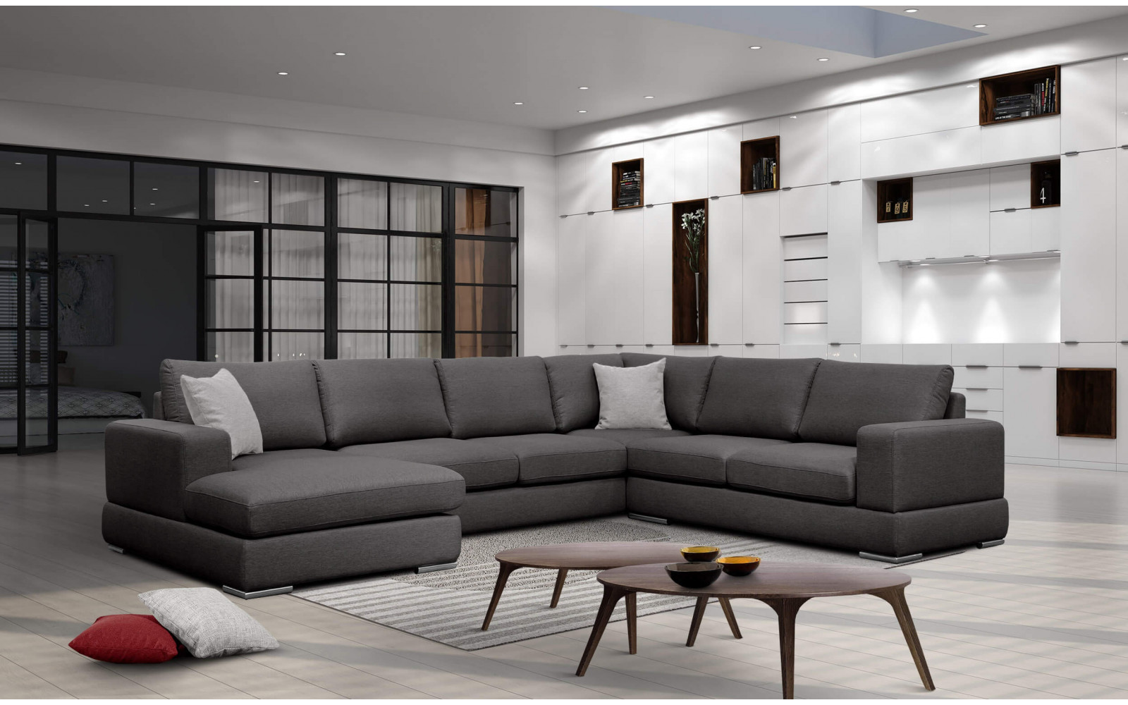 Wohnlandschaft U-Form links 7-Sitzer OTTO