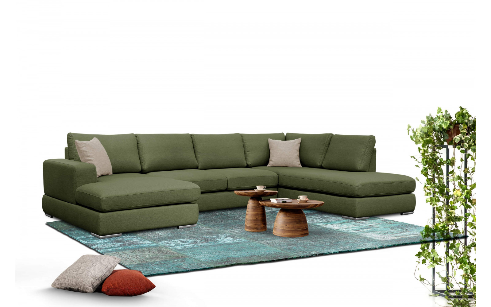 Wohnlandschaft U-Form rechts 6-Sitzer OTTO