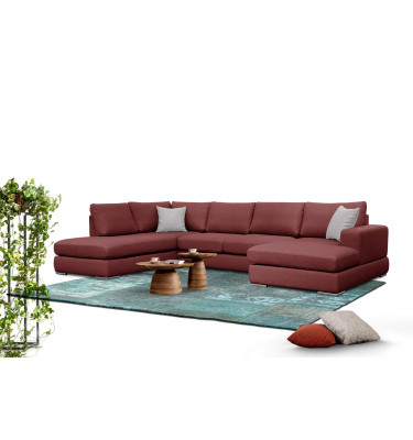 Wohnlandschaft U-Form links 6-Sitzer Otto | Großes Ecksofa kaufen | Wozimo