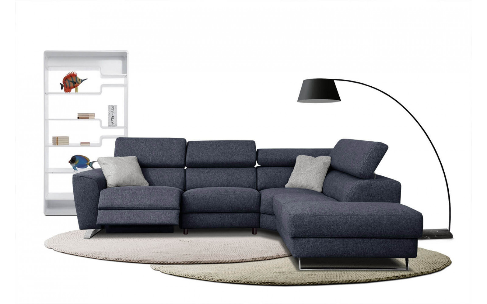 Ecksofa 5-Sitzer rechts Stegen | Mit Relaxfunktion kaufen | Wozimo