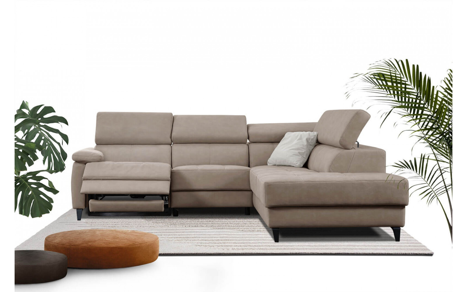 Ecksofa 5-Sitzer rechts Taunus | Mit Relaxfunktion kaufen | Wozimo