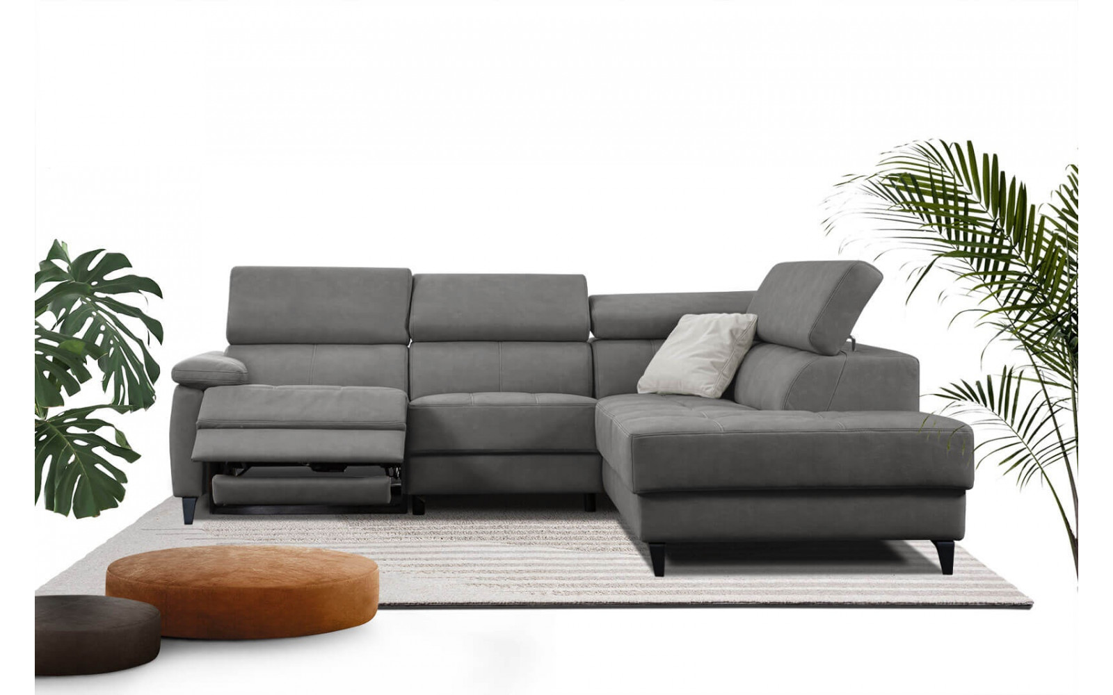 Ecksofa 5-Sitzer rechts Taunus | Mit Relaxfunktion kaufen | Wozimo