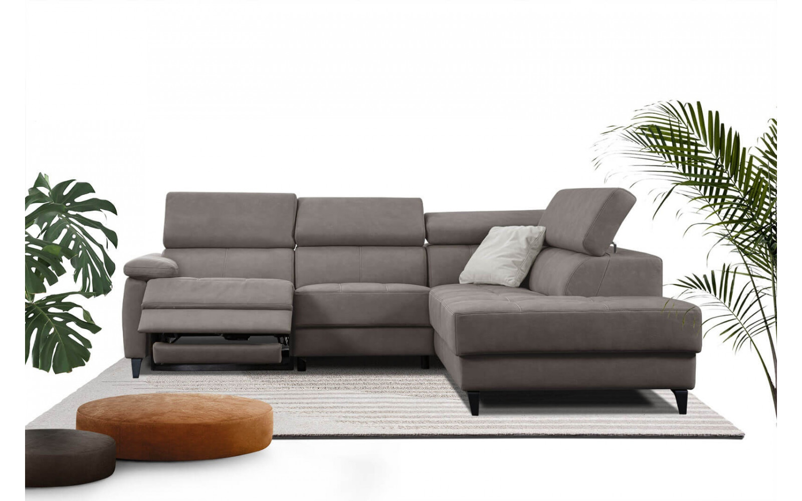 Ecksofa 5-Sitzer rechts Taunus | Mit Relaxfunktion kaufen | Wozimo