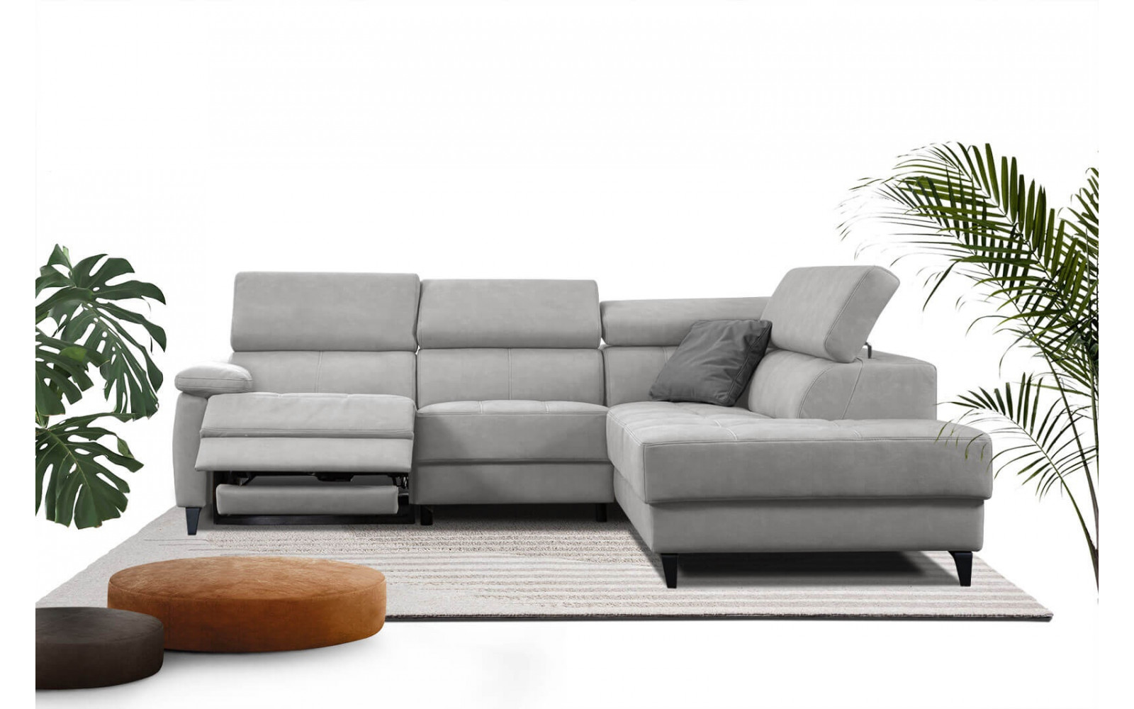 Ecksofa 5-Sitzer rechts Taunus | Mit Relaxfunktion kaufen | Wozimo