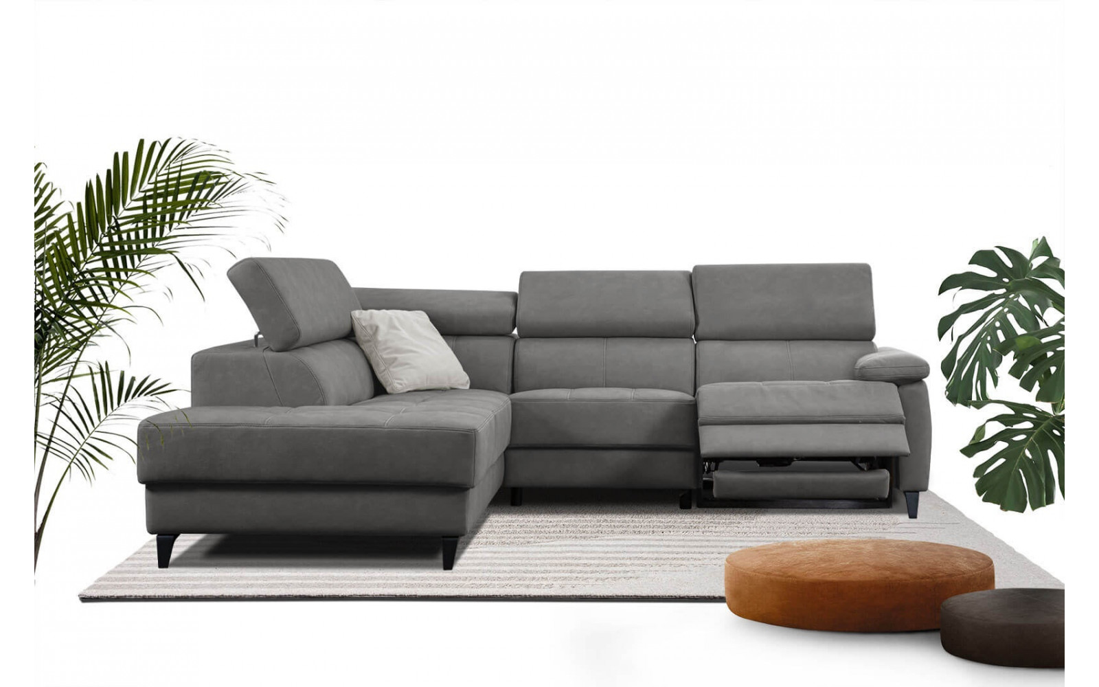 Ecksofa 5-Sitzer links Taunus | Mit Relaxfunktion kaufen | Wozimo