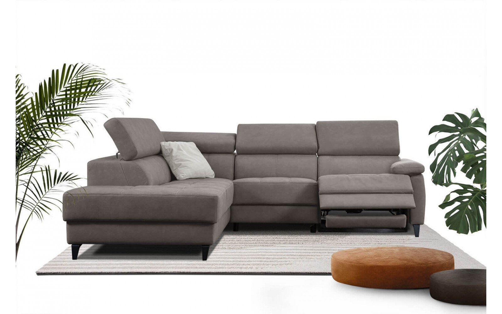 Ecksofa 5-Sitzer links Taunus | Mit Relaxfunktion kaufen | Wozimo