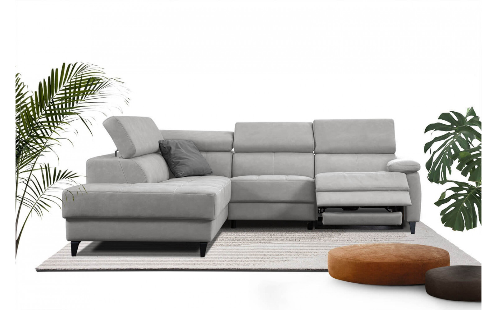 Ecksofa 5-Sitzer links Taunus | Mit Relaxfunktion kaufen | Wozimo
