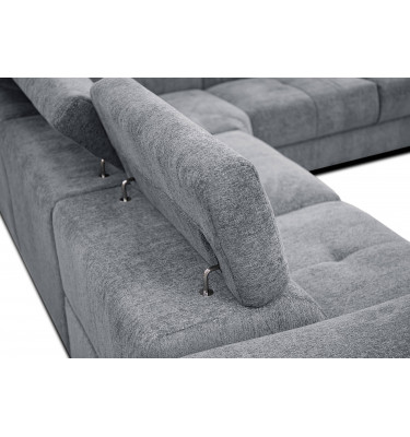 Ecksofa rechts mit Relaxfunktion 5-Sitzer CALVERA
