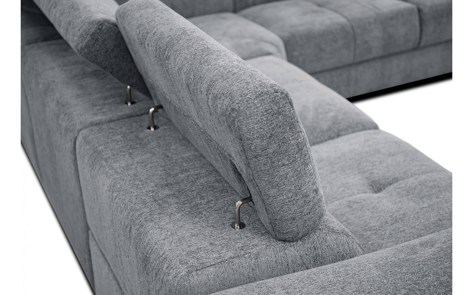 Ecksofa rechts mit Relaxfunktion 5-Sitzer CALVERA