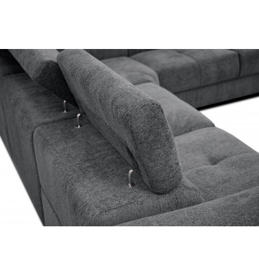 Ecksofa rechts mit Relaxfunktion 5-Sitzer CALVERA