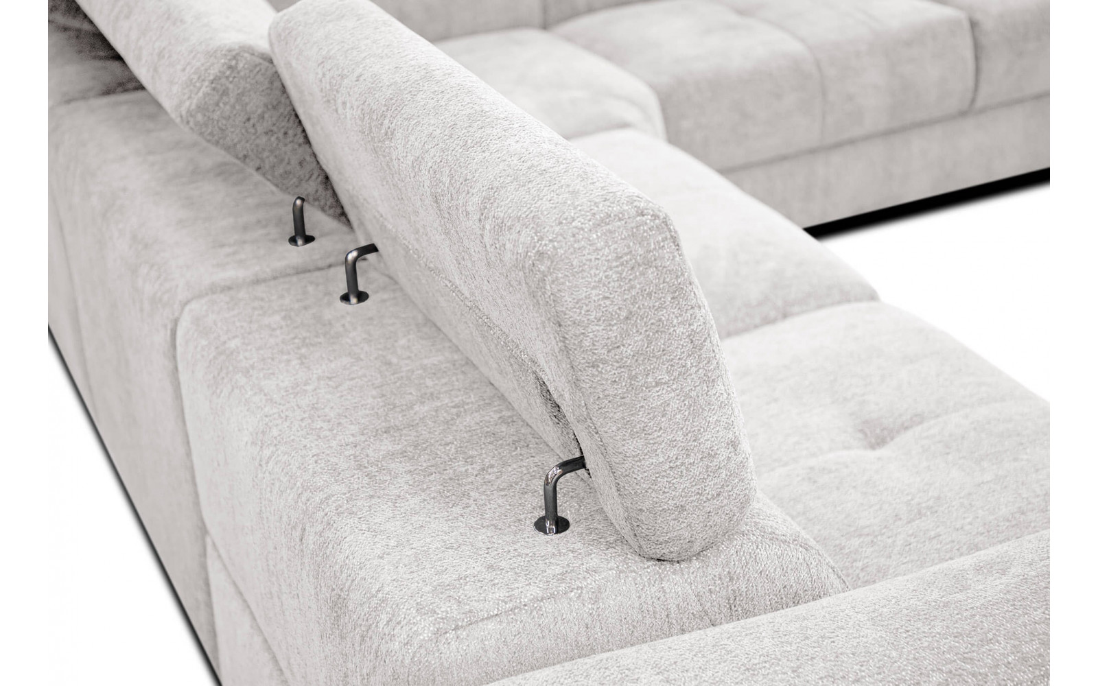 Ecksofa rechts mit Relaxfunktion 5-Sitzer CALVERA