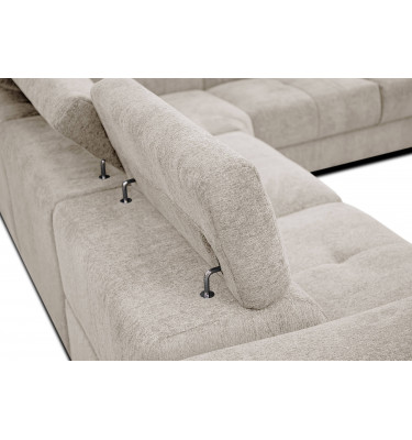 Ecksofa rechts mit Relaxfunktion 5-Sitzer CALVERA