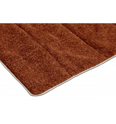 Hundebett / Katzenbett 100 x 120 cm orange + hellbeige DINA