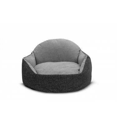 Hundebett & Katzenbett 70x55 cm Dunkelgrau | Modell Mickey | Wozimo