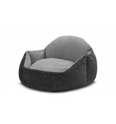 Hundebett & Katzenbett 70x55 cm Dunkelgrau | Modell Mickey | Wozimo