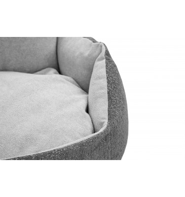 Hundebett & Katzenbett 70x55 cm Grau | Modell Mickey | Wozimo