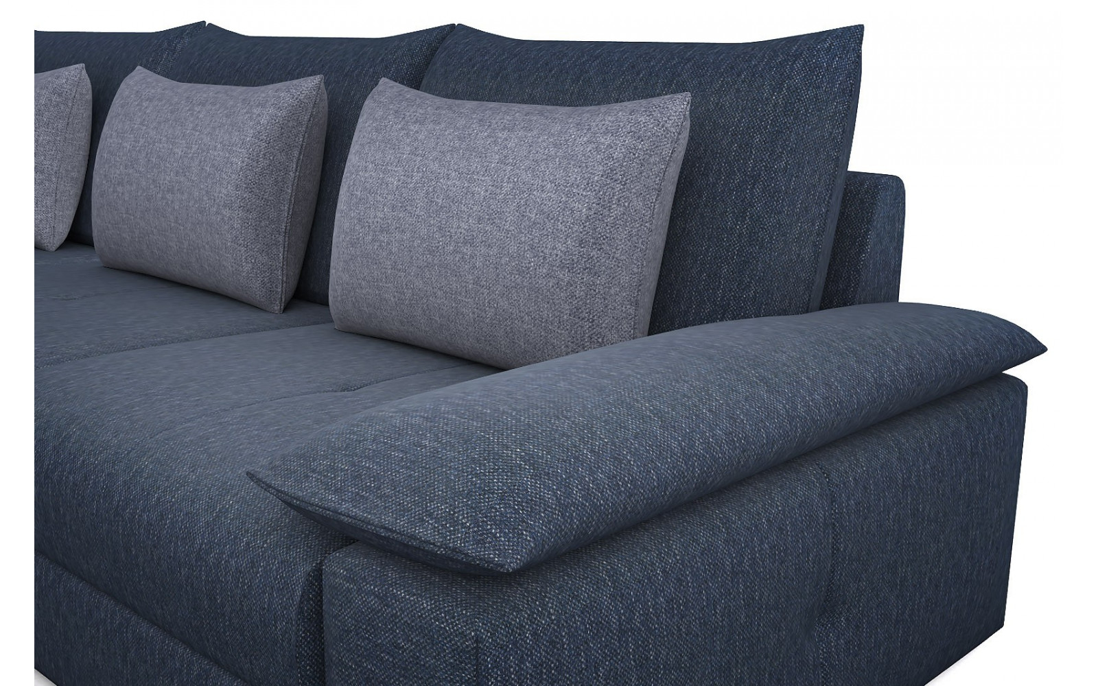 Ecksofa links 5-Sitzer QUAZI