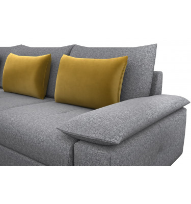 Ecksofa links 5-Sitzer QUAZI