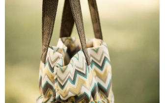 Zickzack Stofftragetasche EMMA