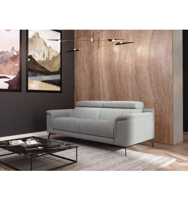 Sofa XXL 3-Sitzer mit verstellbaren Kopfstützen FIERO