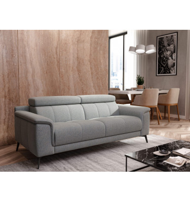 Sofa XXL 3-Sitzer mit verstellbaren Kopfstützen FIERO