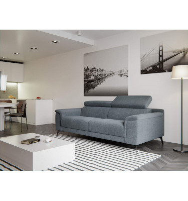 Sofa XXL 3-Sitzer mit verstellbaren Kopfstützen FIERO