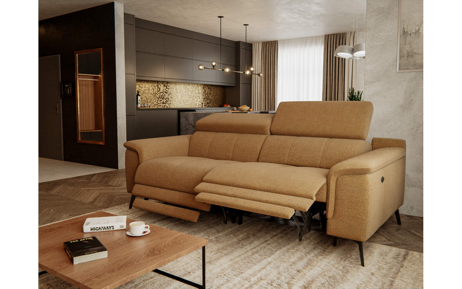 Fiero Relaxsofa 3-Sitzer kaufen | Mit 2 Relaxfunktionen | Wozimo