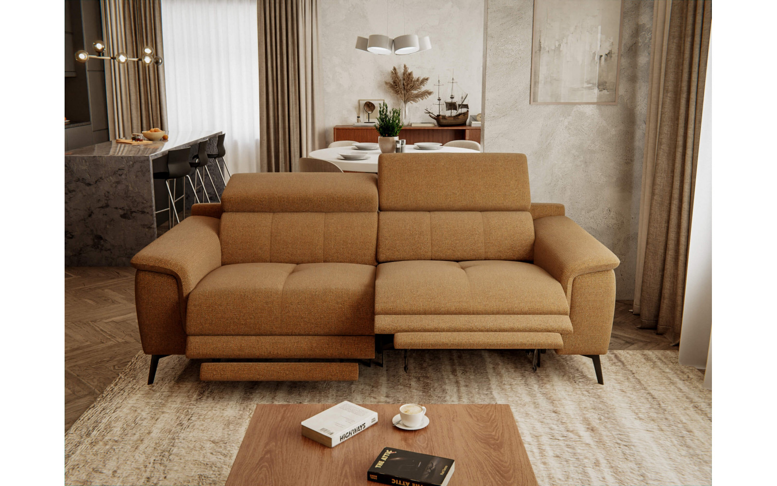 Fiero Relaxsofa 3-Sitzer kaufen | Mit 2 Relaxfunktionen | Wozimo