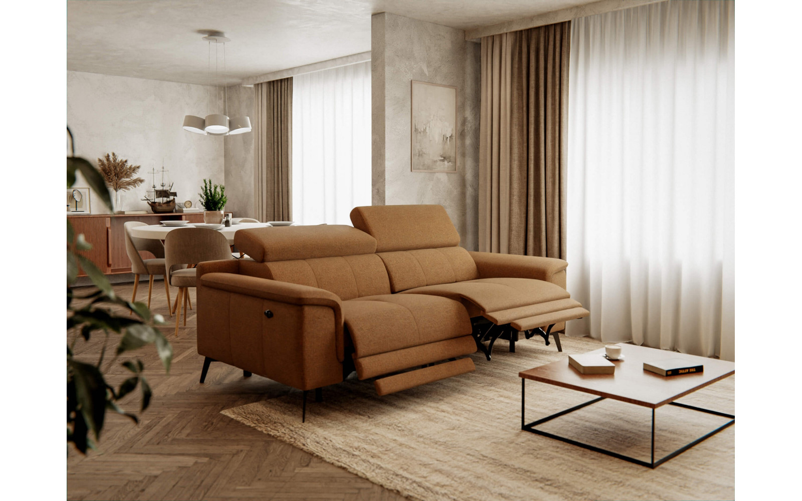 Fiero Relaxsofa 3-Sitzer kaufen | Mit 2 Relaxfunktionen | Wozimo