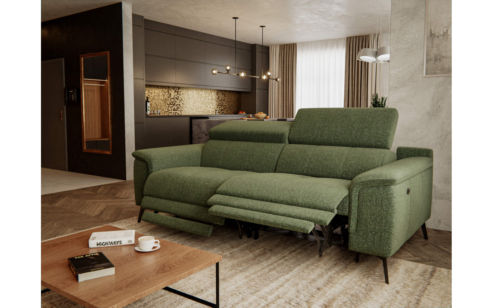 Fiero Relaxsofa 3-Sitzer kaufen | Mit 2 Relaxfunktionen | Wozimo