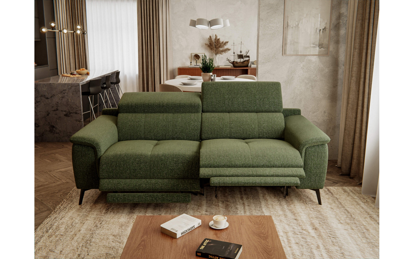 Fiero Relaxsofa 3-Sitzer kaufen | Mit 2 Relaxfunktionen | Wozimo