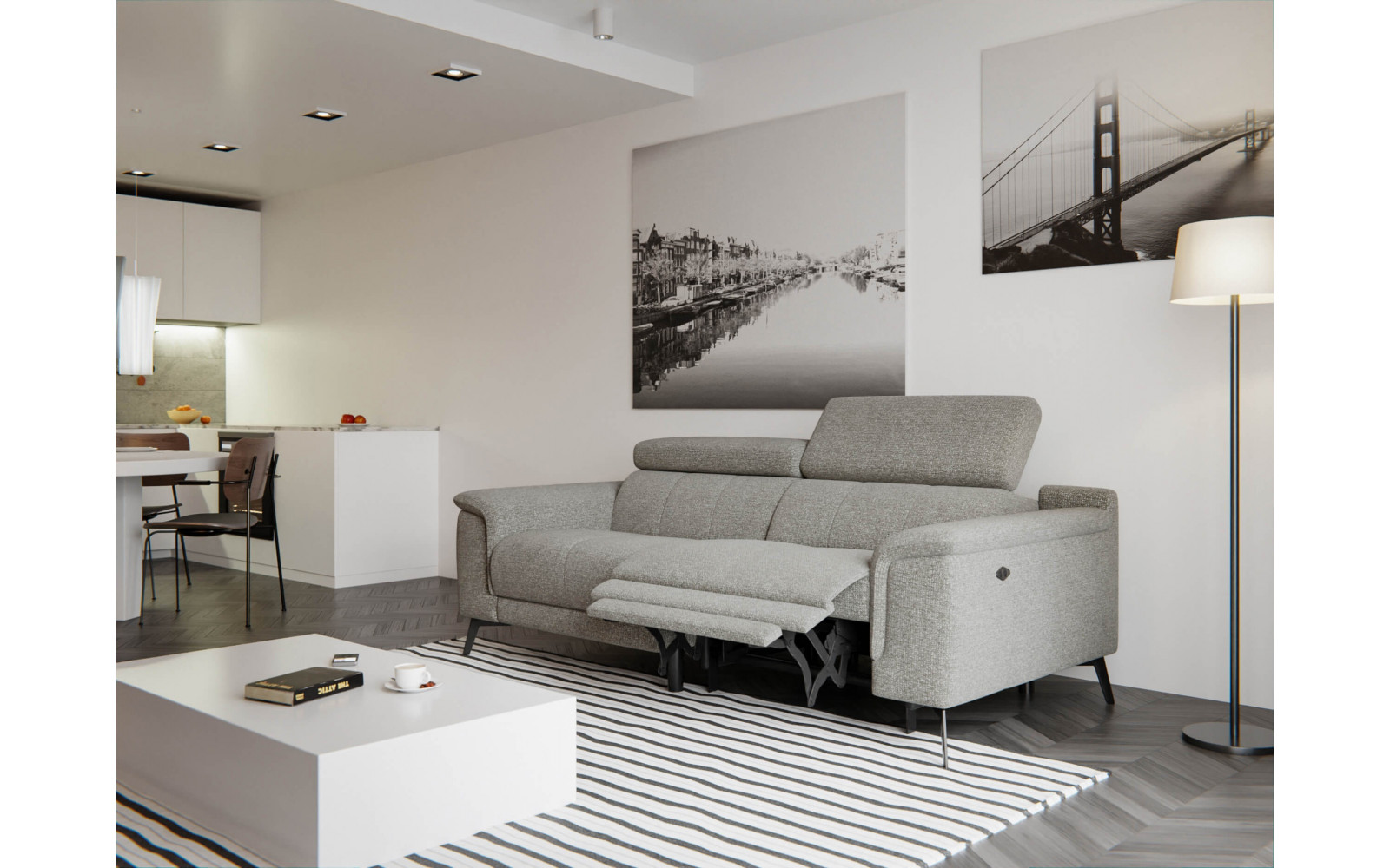 3-Sitzer Sofa mit Relaxfunktion rechts | Modell Fiero kaufen | Wozimo