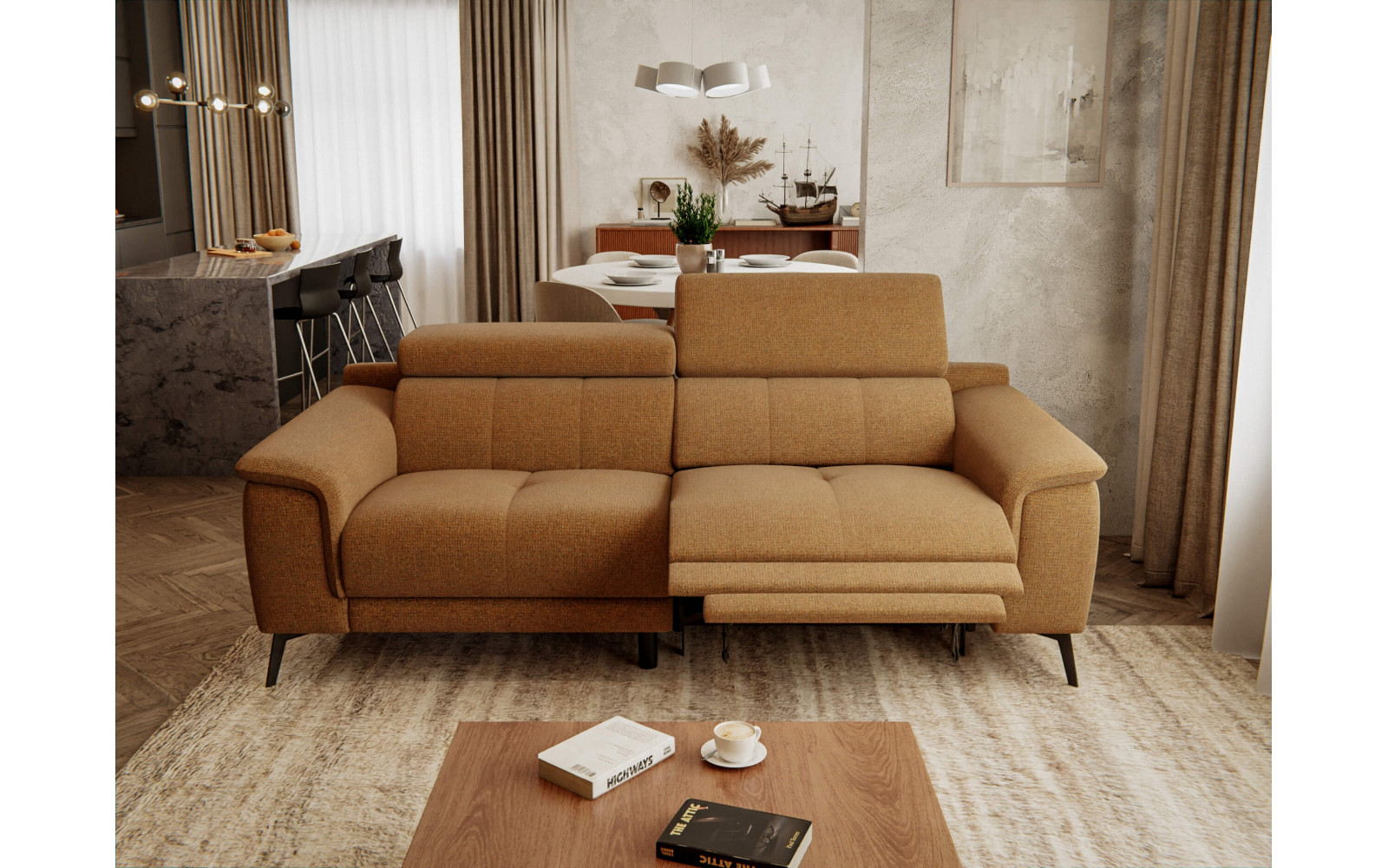 3-Sitzer Sofa mit Relaxfunktion rechts | Modell Fiero kaufen | Wozimo