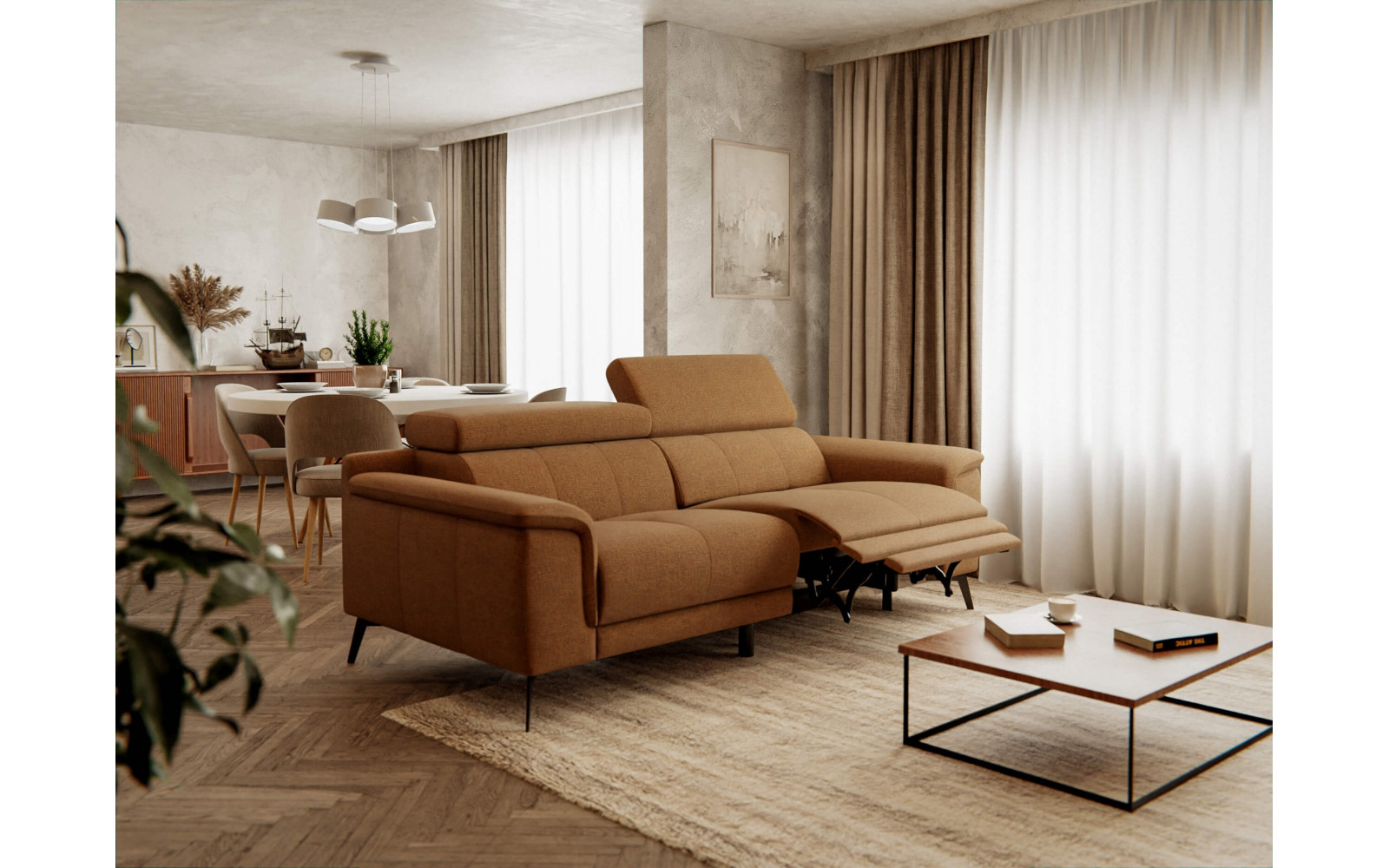 3-Sitzer Sofa mit Relaxfunktion rechts | Modell Fiero kaufen | Wozimo