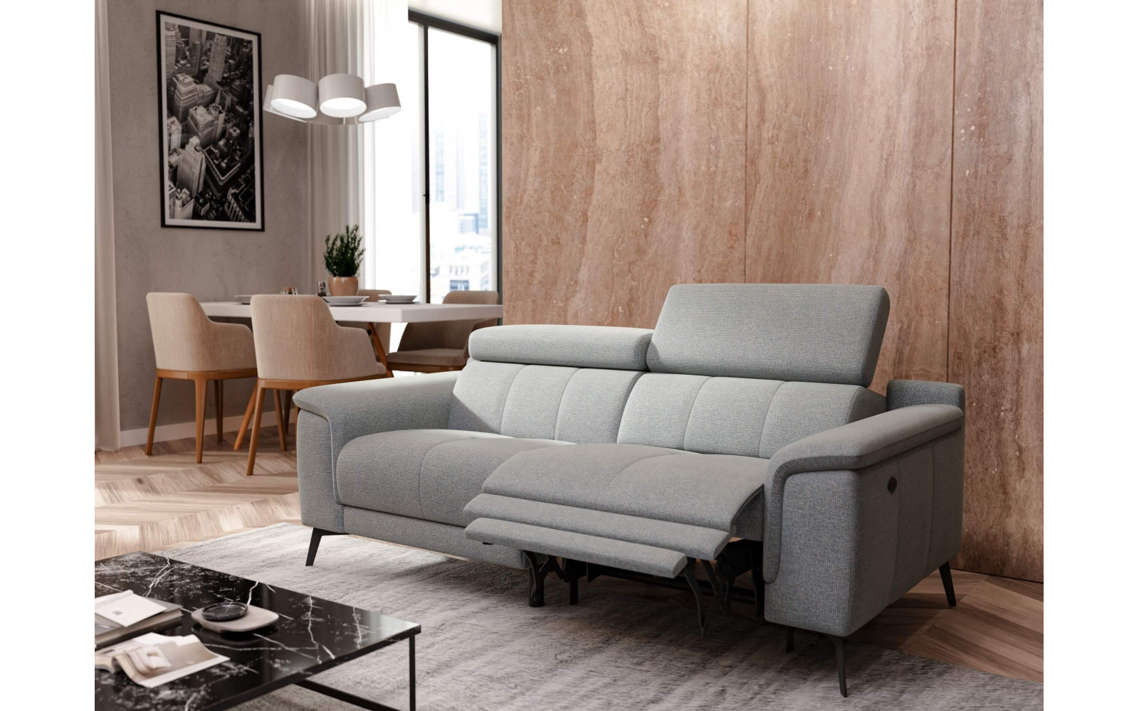 3-Sitzer Sofa mit Relaxfunktion rechts | Modell Fiero kaufen | Wozimo
