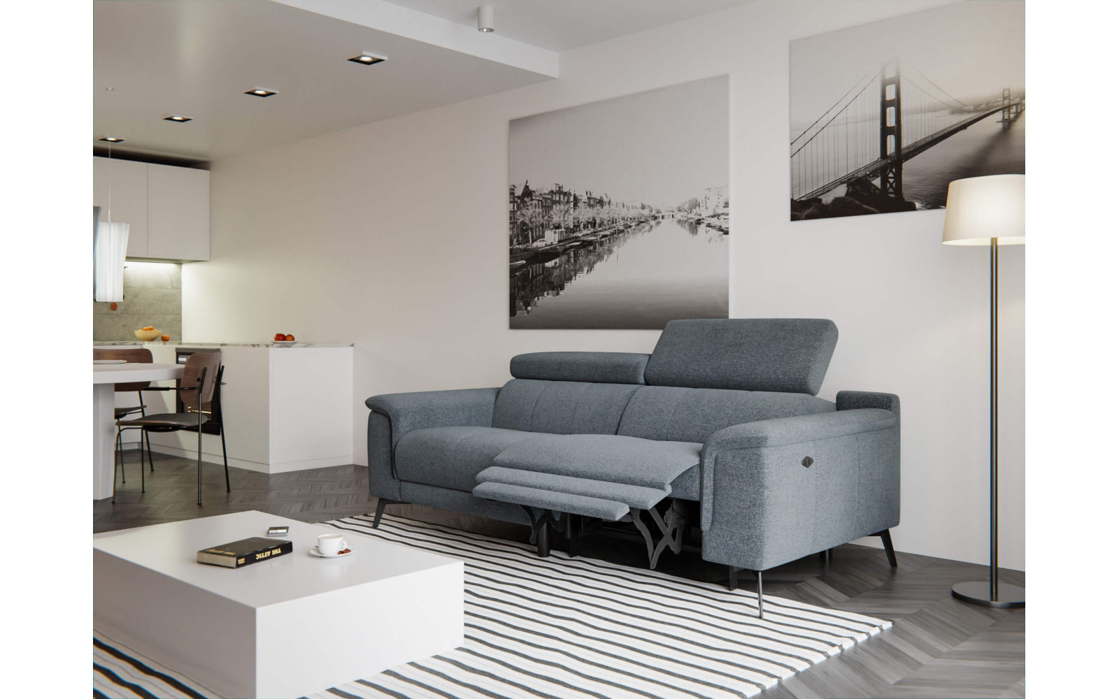 3-Sitzer Sofa mit Relaxfunktion rechts | Modell Fiero kaufen | Wozimo